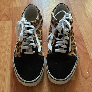 Leopard vans shoes